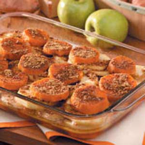 Roasted Sweet Potatoes and Apples